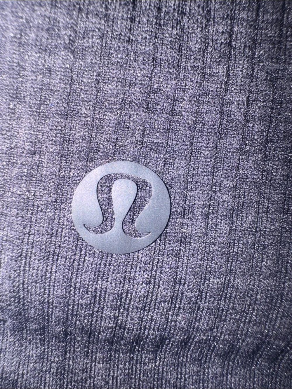 lululemon athletica Black Ribbed Long-Sleeve Cropped Top